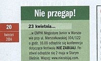 Dlaczego, kwiecie� 2004