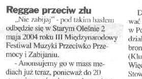 Nowa Trybuna Opolska, 5 XII 03